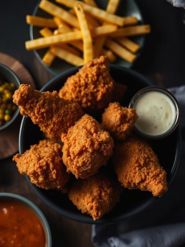 Fried chicken bowl